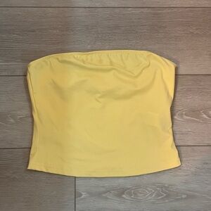 SHEIN Sunny Yellow Tube Top